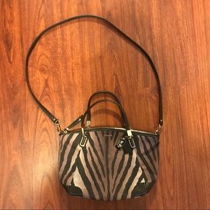 Coach Zebra Bag 100% Authentic